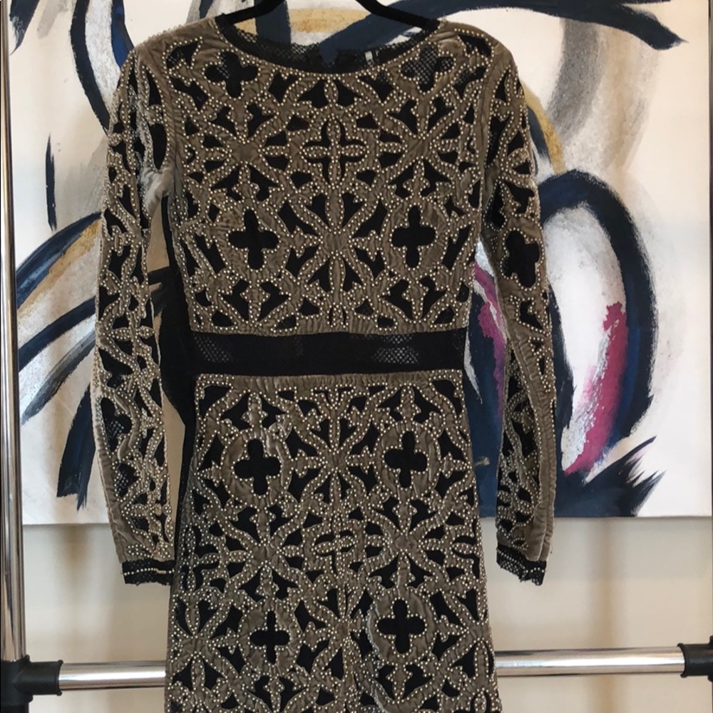 Cutout Beaded Dress